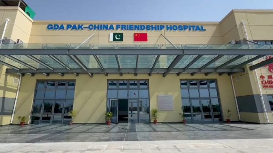 Gwadar – GDA Pak China Friendship Hospital Gwadar has been made operational under Indus Health Network.